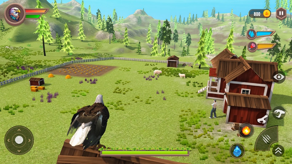 #2. Real Eagle Simulator Bird Game (iOS) Bởi: Imran Sohail