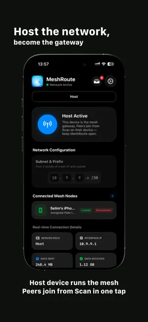 MeshRoute screenshot 2