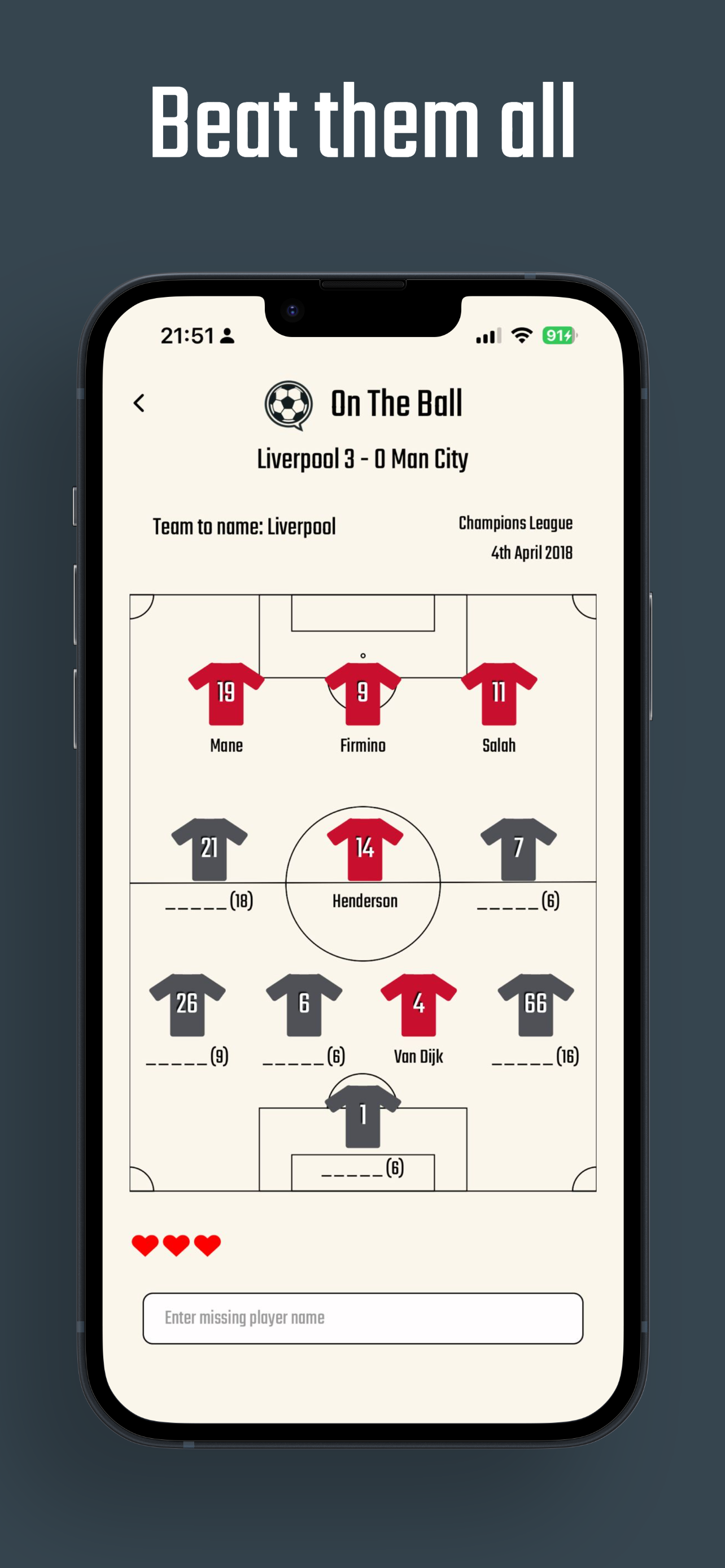 On The Ball - Football Trivia