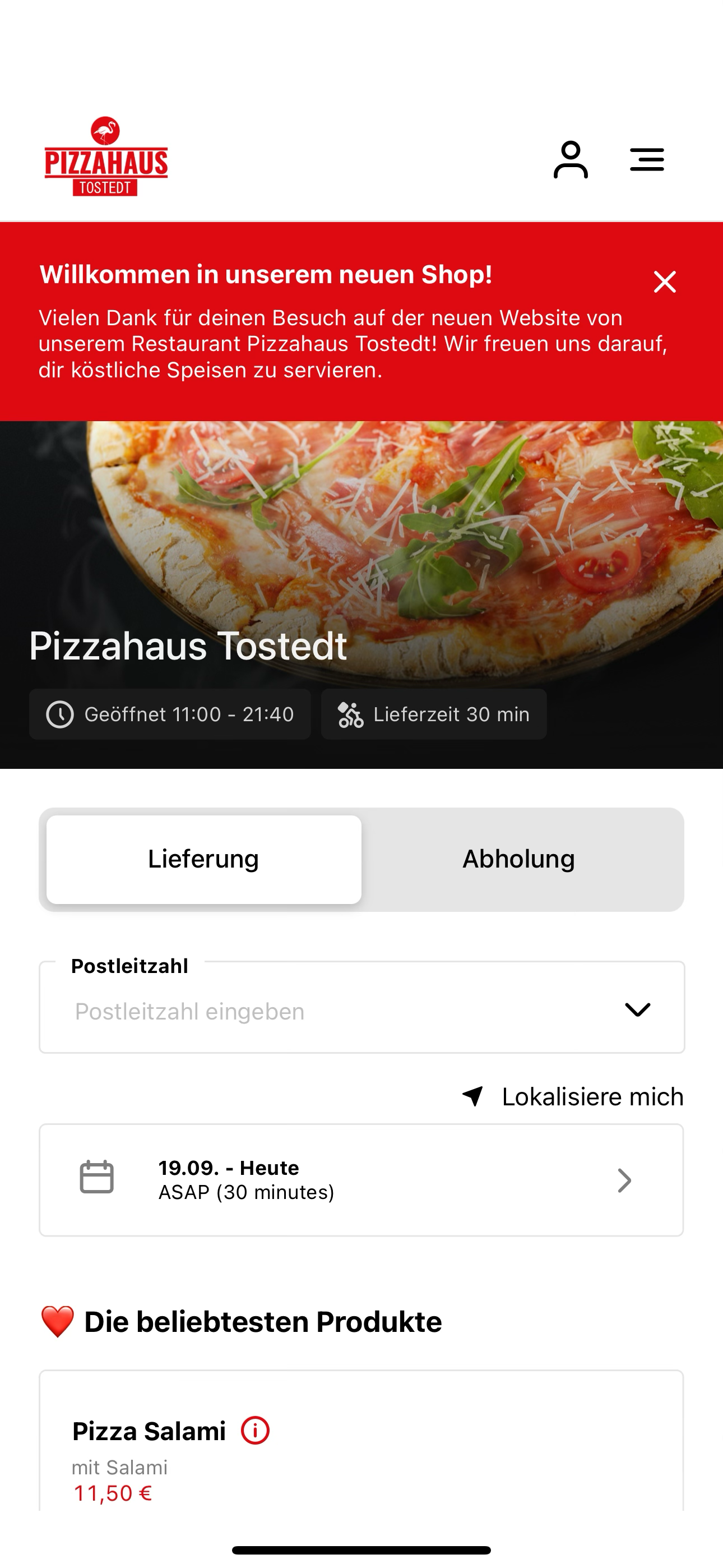 Pizzahaus Tostedt Lieferdienst