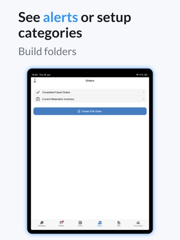 HDMessage iPad screenshot
