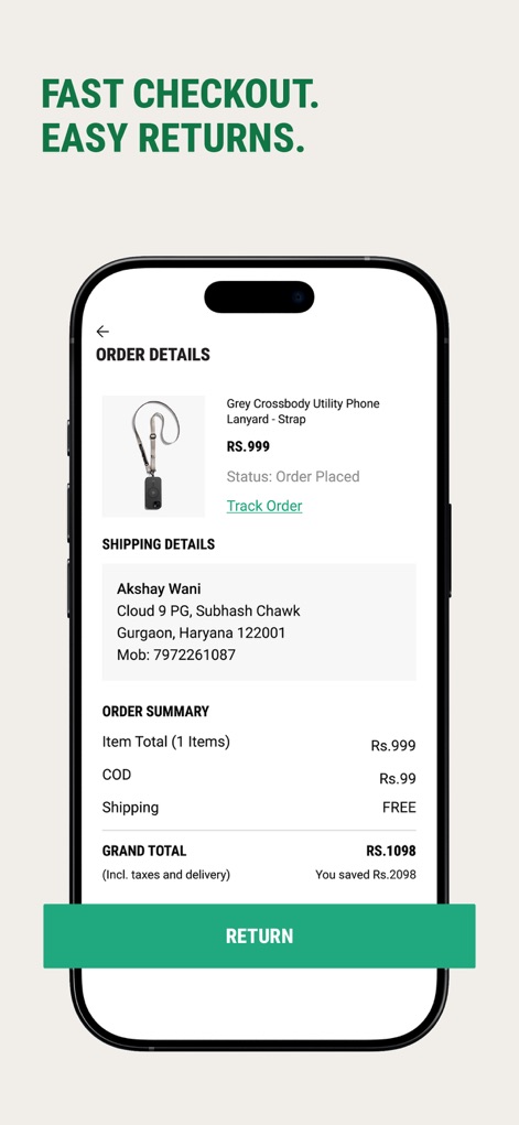 DailyObjects - This tool provides clear "Order Details" with real-time tracking and a transparent "Order Summary," ensuring a hassle-free post-purchase experience.
