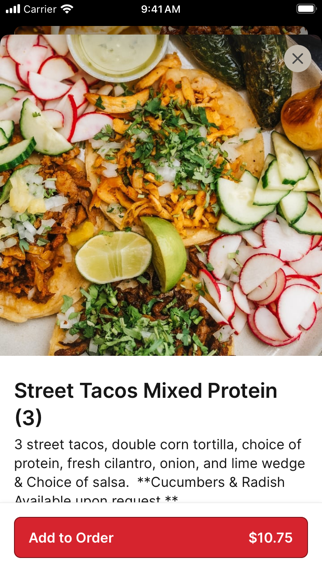 Takozz iPhone screenshot 4 - Food & Drink app