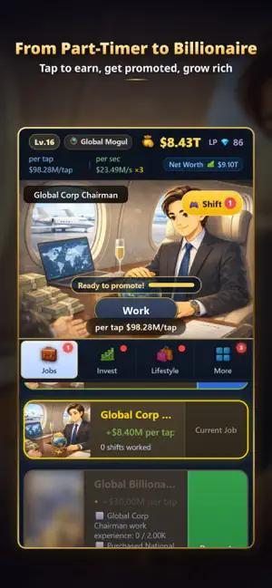 Rich Life: Idle Tycoon screenshot 1