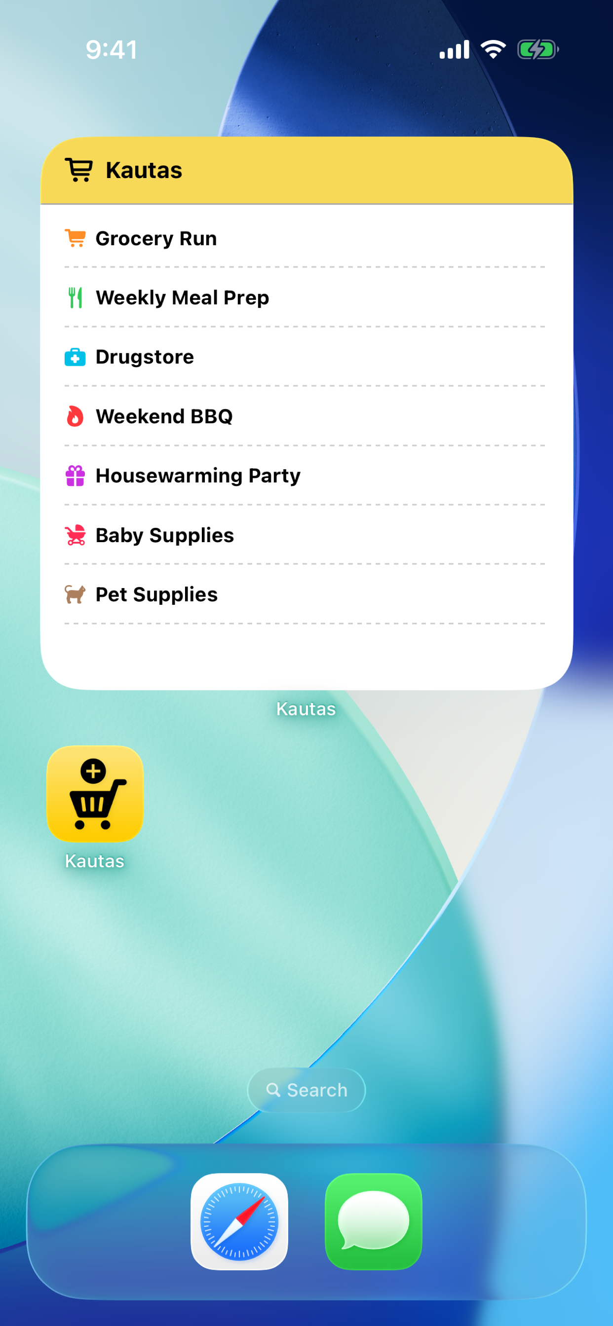 Shopping List Kautas - Budget screenshot 4