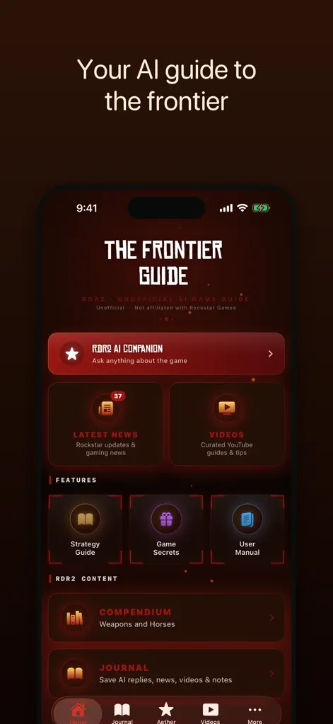 RDR2 Companion & Guide - Reference App | MWM