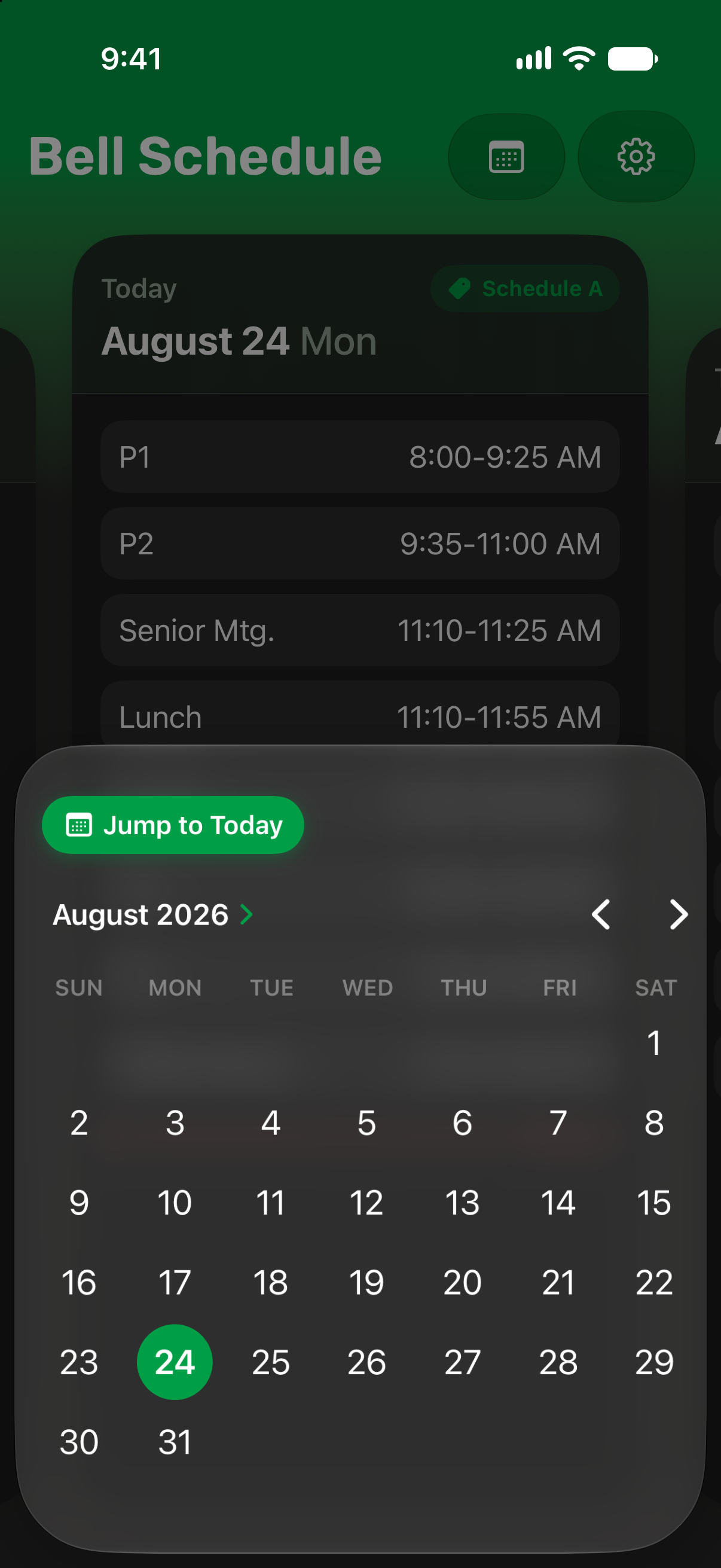 Periodic: School Bell Schedule screenshot 5
