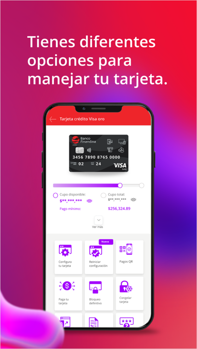 Finandina APP Personas Screenshot