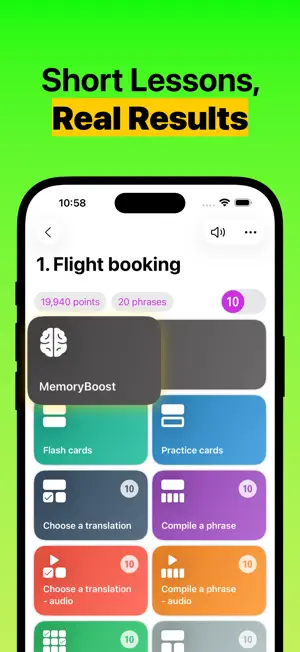 Phrases - Learn Languages Fast screenshot 3