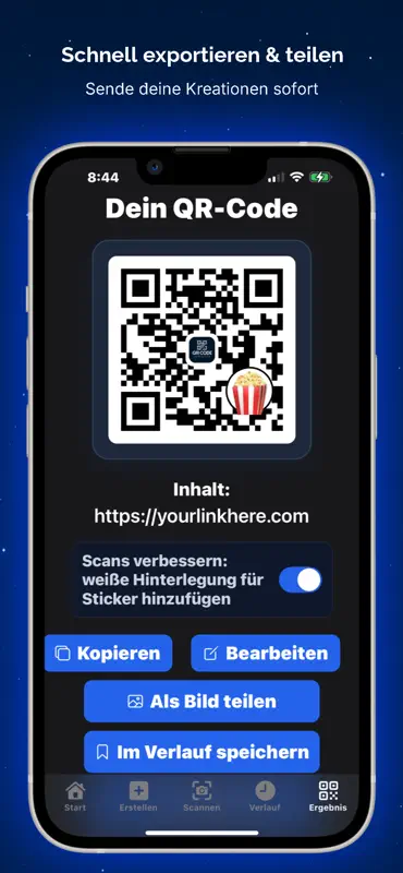 QR-Code Generator & Anpassen screenshot 6 of 10