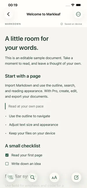 Markleaf - Markdown Editor screenshot 3