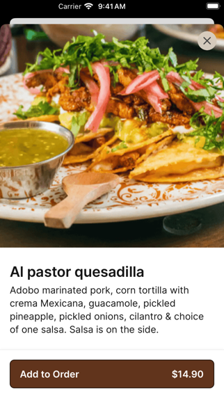 El Gallo Taqueria To Go iPhone screenshot 3 - Food & Drink app