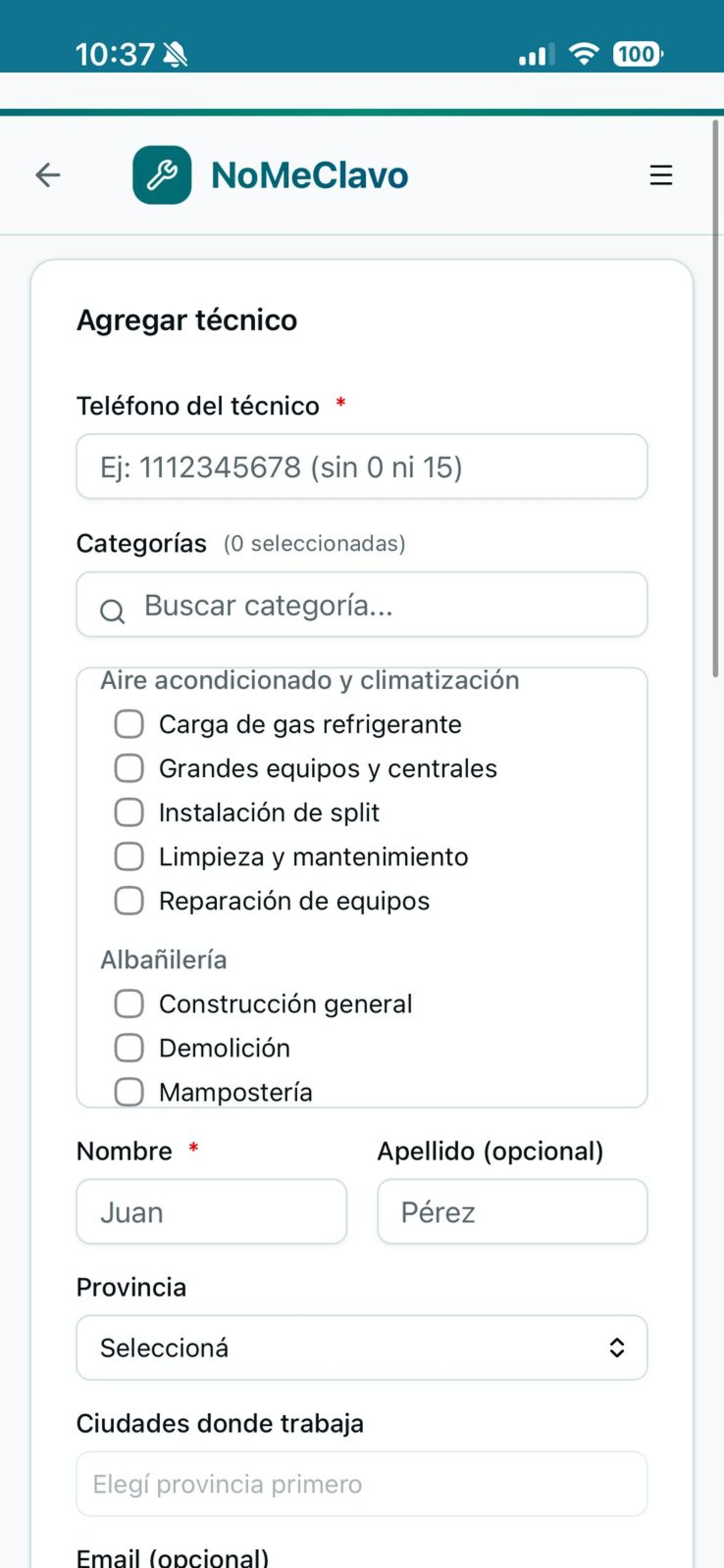 NoMeClavo Argentina