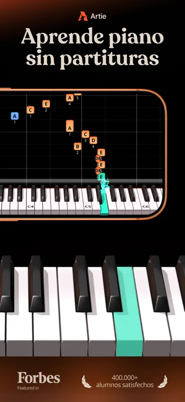 Artie: Aprende piano con IA screenshot 1 of 8