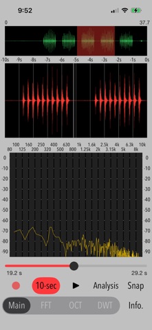 Wavelet Voice Sonogram Screenshot 9 of 10