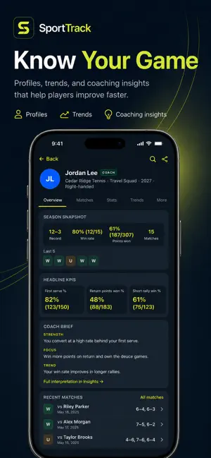 SportTrack: Tennis Stats screenshot 4