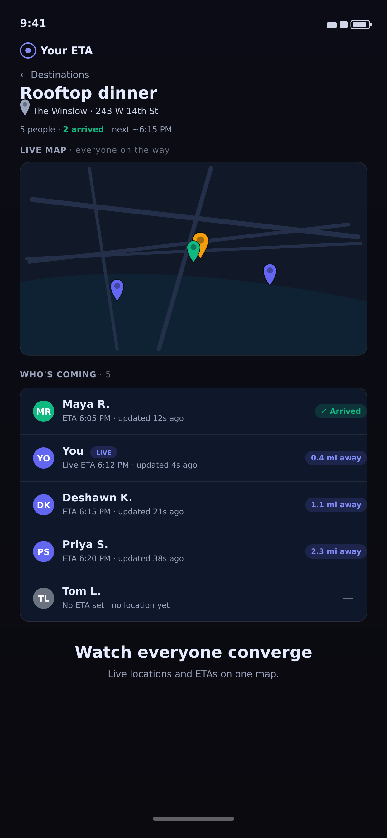 Your ETA: Live Location screenshot 4
