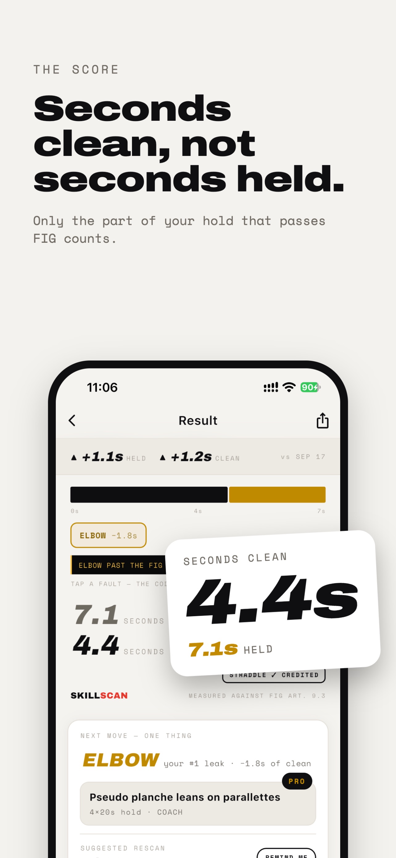 Screenshot 7 of SkillScan: Planche Progression