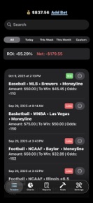 Sports Betting : Bet Tracker screenshot
