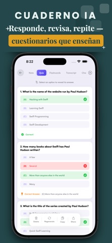 AI Notebook - Quiz LM y Notas iPhone screenshot 3