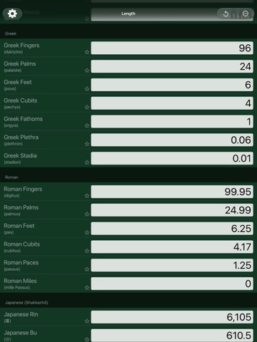 Mila's Length Converter iPad screenshot