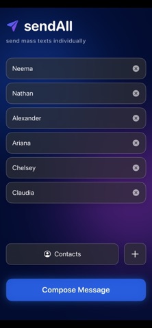 sendAll screenshot