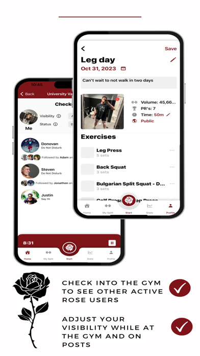 Rose: Lift, Track, Share Screenshot