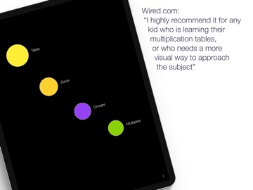 Visual Multiplication Table iPad screenshot