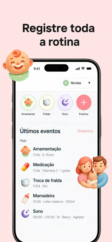 Blumy: Sono e Rotina do Bebê screenshot 2 of 6