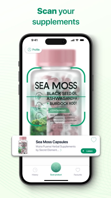 VitaScan: Supplements Scanner Screenshot