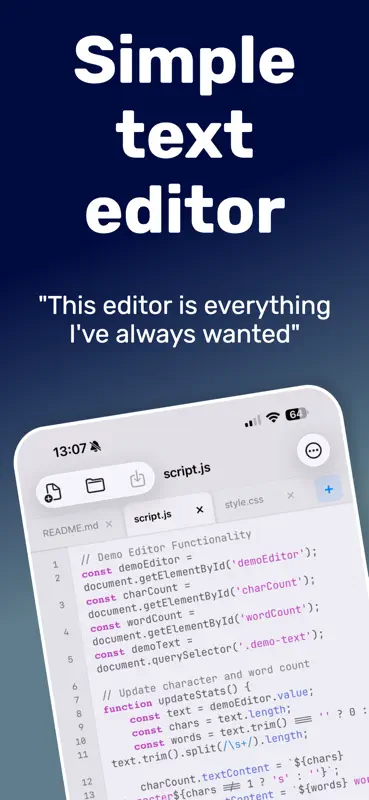 txt.edit - Simple Text Editor screenshot 1 of 4