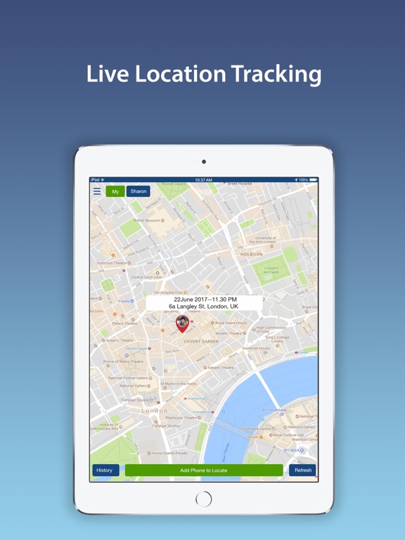 Phone Tracker: Family Locator iPad screenshot 3