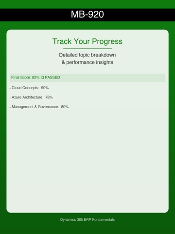MB-920 D365 ERP Basics Prep iPad screenshot