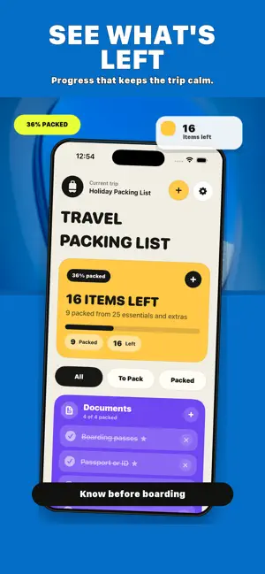 Holiday Packing List Checklist screenshot 2