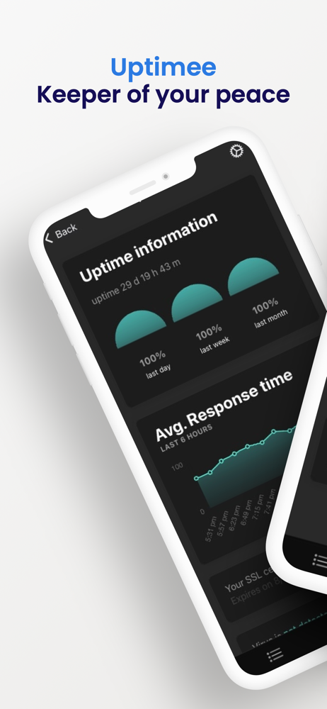 Uptimee screenshot 1