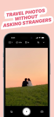 Tripix Cam: Photo Timer Camera iPhone screenshot