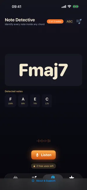 SUS4 Chord ID: Chord Finder screenshot 3