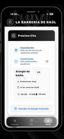 La Barberia de Raul iPhone screenshot