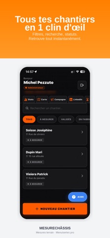 Mesure Châssis screenshot