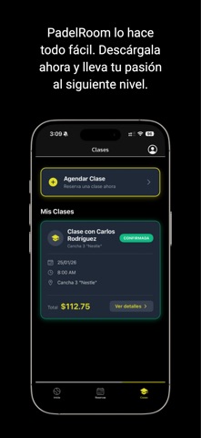 Padel Room iPhone screenshot