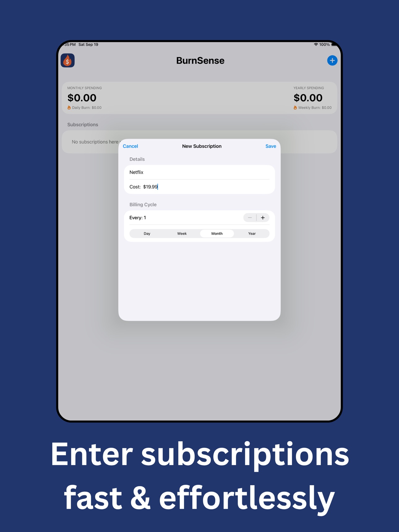 Screenshot 7 of BurnSense: Track Subscriptions