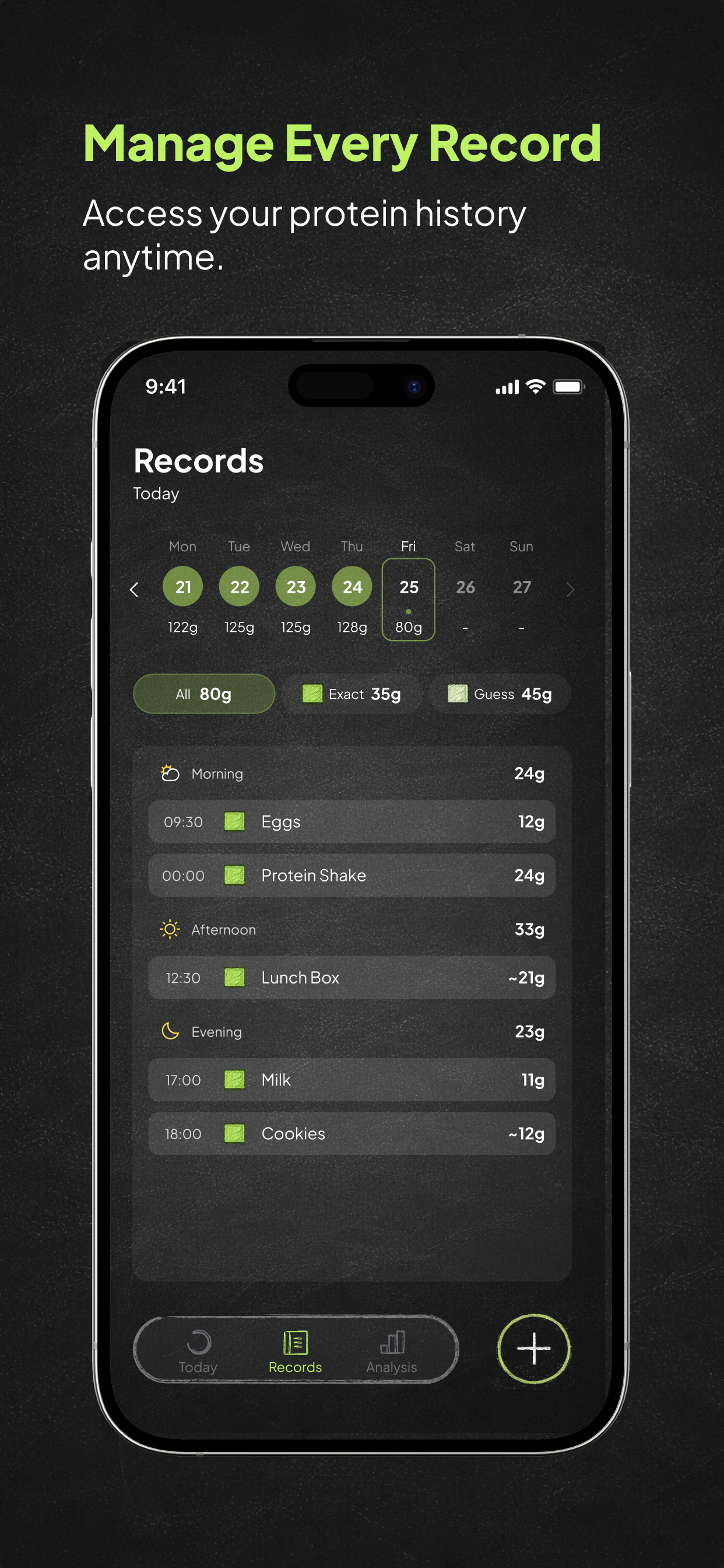 ProteinMeter: Protein Tracker screenshot 4
