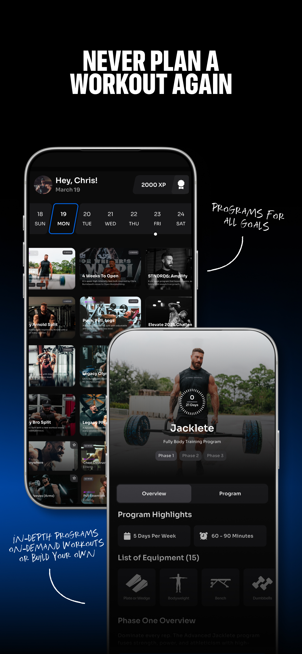 STNDRD Workout & Fitness Plans