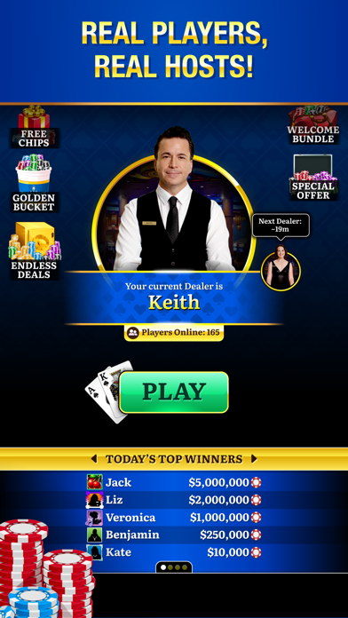 Blackjack Live Casino 21 Screenshot
