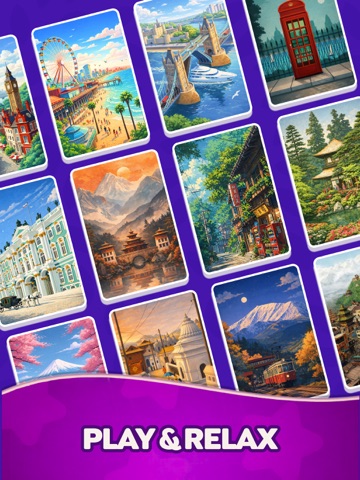 JigTile: Sort World Landmarks iPad screenshot