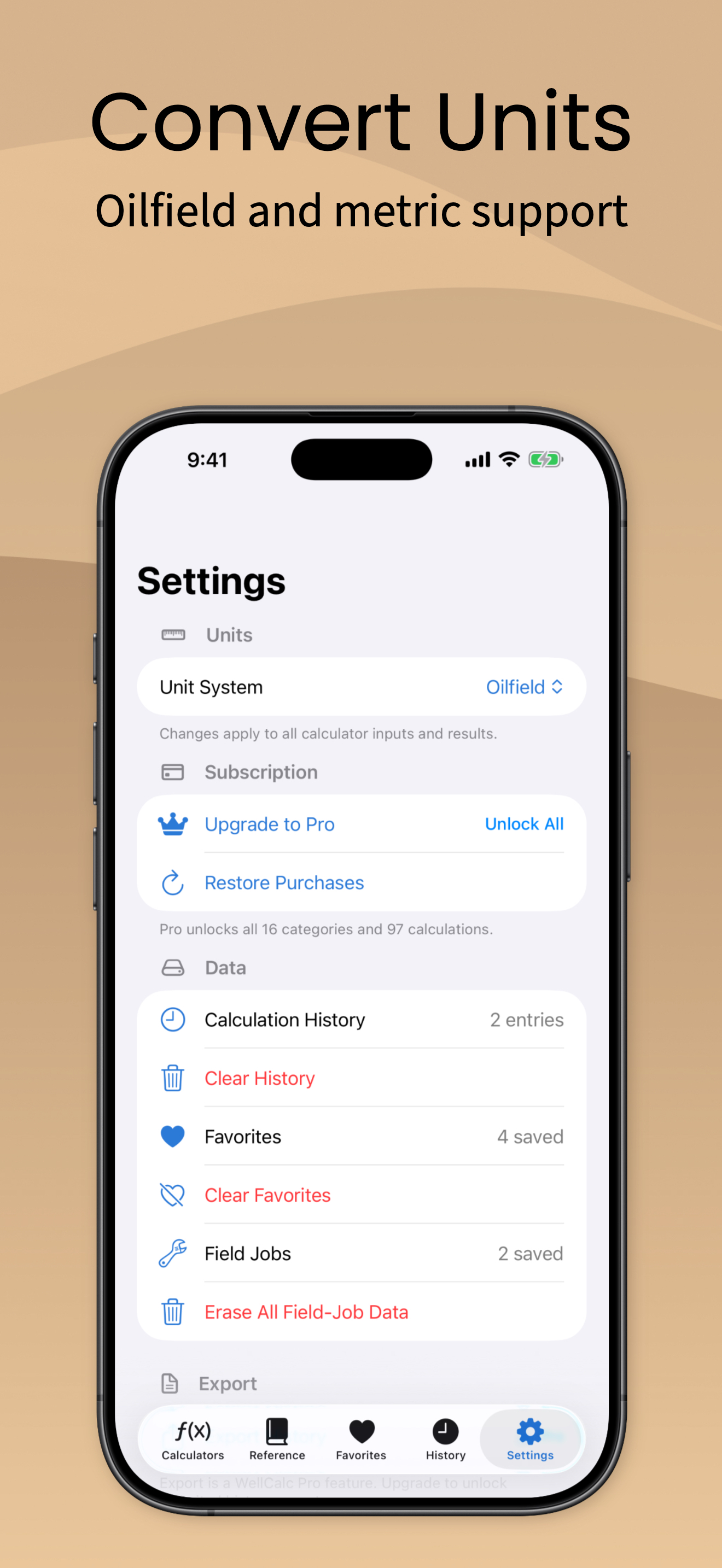 WellCalc screenshot 5