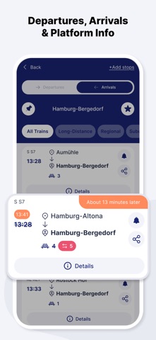 Bahnhof: Train Timetable Screenshot 2 of 6