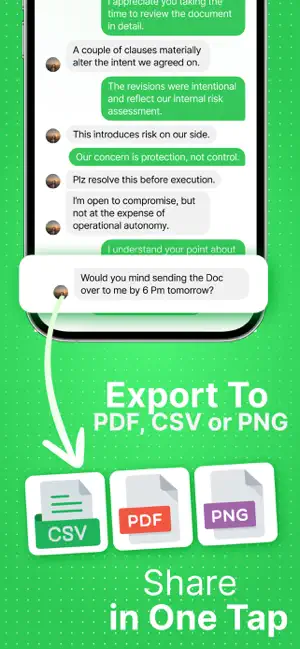 Text Message Export - ChatSave screenshot 2