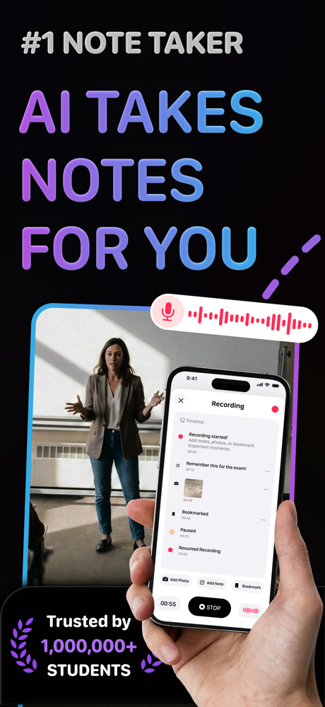 TLDL: AI Lecture Note Taker screenshot 1