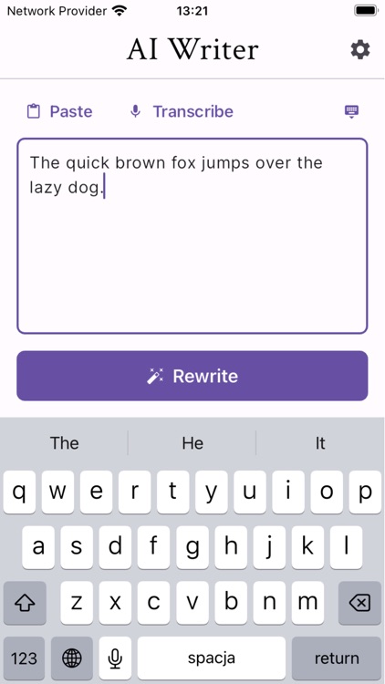 Paraphrase & Rewrite